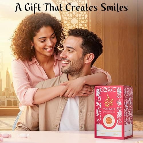 SAADAH Yarah Candilicious Eau De Parfum for Women 4.0 Fl.oz, 120ml Fruity Floral Gourmand Perfume, Sweet Strawberry Vanilla Cotton Candy, Gardenia Amber Musk, Long Lasting Luxury Fragrance thumbnail 3