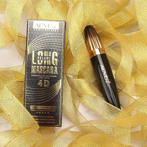 4D Silk Fiber Lash Mascara- Waterproof Mascara Black Volume and Length, Easily to Create Amazing Lashes for Thicker, Long Lasting and Curly Eyelashes thumbnail 8