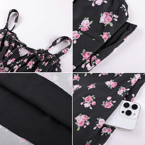 Scarlet Darkness Floral Corset Dress Sundresses for Women 2026 Summer Mini Graduation Dress thumbnail 9
