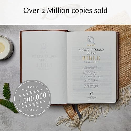 NKJV, Spirit-Filled Life Bible, Third Edition, Leathersoft, Burgundy, Red Letter, Comfort Print: Kingdom Equipping Through the Power of the Word thumbnail 2