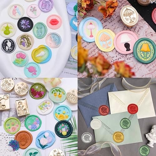 100 Pcs Sealing Wax Sticks for Wax Seal Stamp, Assorted Color SealingWax Glue Gun Wax Seal Sticks Mini WaxGun Stick, Mixed Colors WaxSeal Kit Great for Wedding Invitations (100B) thumbnail 6