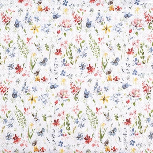 Delindo Lifestyle Verona Couvre-lit matelassé pour lit double Motif floral 220 x 240 cm thumbnail 4
