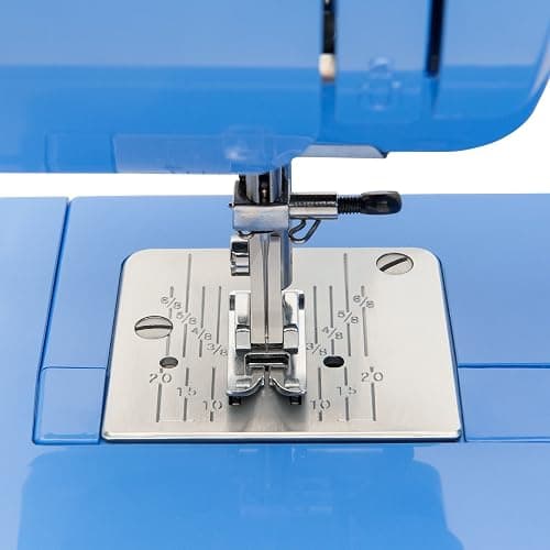 Janome Blue Couture Easy-to-Use Sewing Machine with Interior Metal Frame, Bobbin Diagram, Tutorial Videos, Made with Beginners in Mind! thumbnail 6