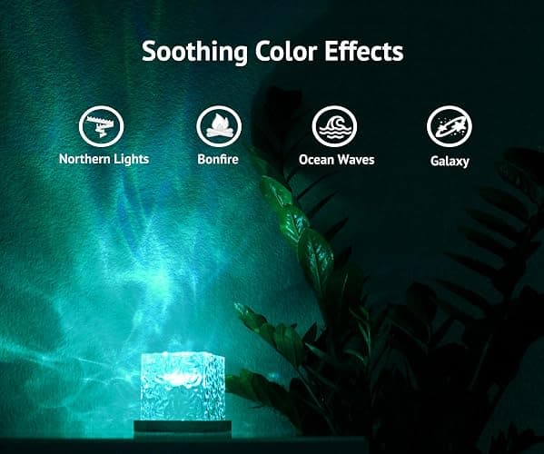 Ocean Wave Light Projector | Northern Lights Aurora & Water Ripple Lamp | Ocean Mood Light & Night Light with Remote, Multi-Mode Moving Waves & Aurora Effects for Bedroom, Living Room, and Party Decor thumbnail 2