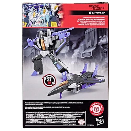 Transformers Studio Series The The Movie Skywarp Voyager Class 6.5-Inch Converting Action Figure, Robot Toys for Ages 8+ | Transformers Studio Series 7 Inch Action Figure Voyager Class (2026 Wave 2) - Skywarp thumbnail 10