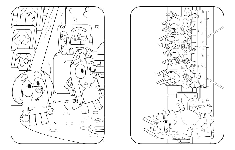 Bluey: Fun and Games: A Coloring Book thumbnail 6