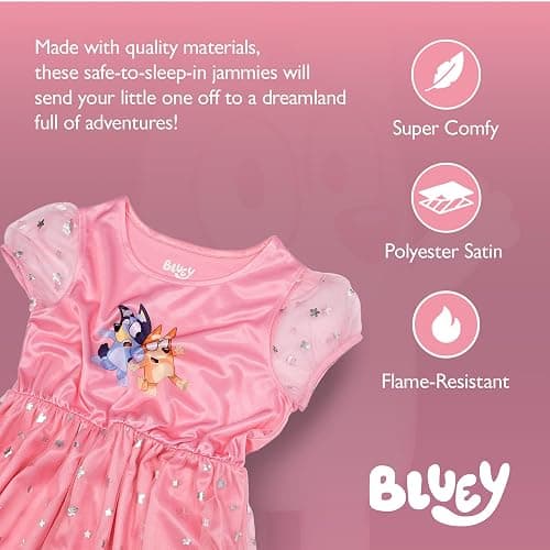 Bluey girls Fantasy Gown Nightgown thumbnail 2