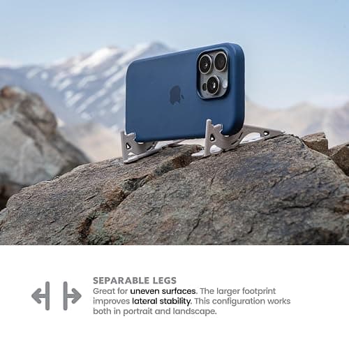 GEOMETRICAL Pocket Tripod PROv2 - Card-Size Stand, for iPhone, Oyster Grey Universal Kit thumbnail 7
