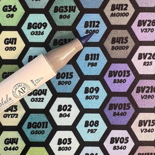 Wook Books Color Swatch Desk Mat – 23" x 14" Compatible with Ohuhu Honolulu Alcohol Markers thumbnail 6