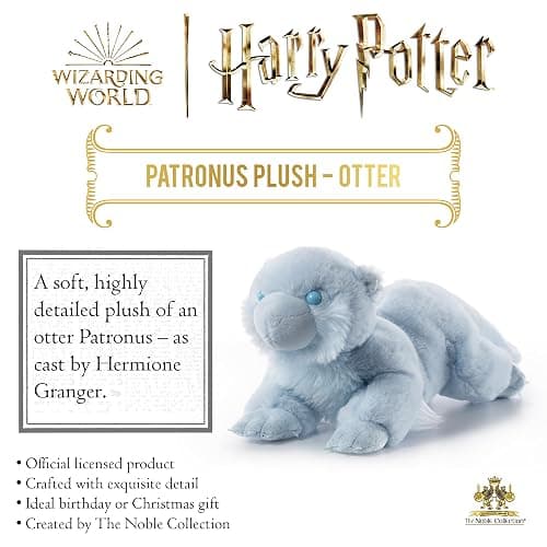 The Noble Collection Harry Potter Patronus Plush Otter - Hermione Granger thumbnail 6