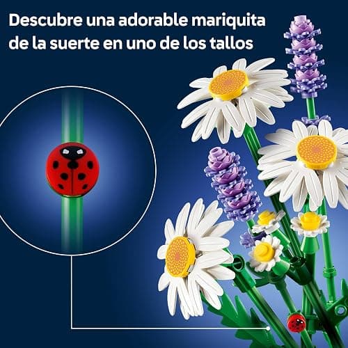 LEGO Botanicals Margaritas - Ramo de Flores con Margaritas y Lavanda Artificial - Adornos y Decoración de Pascua y Semana Santa - Regalo para Niñas de 9+ Años y Mujeres - 11508 thumbnail 6