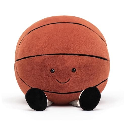 Jellycat Amuseables Basketball Stuffed Toy, 12.5 inches - Basketball Plush Gift for Sports Fans - Basketball thumbnail 6