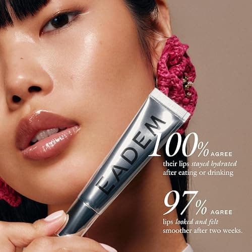 EADEM Le Chouchou Hydrating Lip Balm & Mask, Overnight Lip Treatment, 0.5 oz, Bissap Glaze thumbnail 8