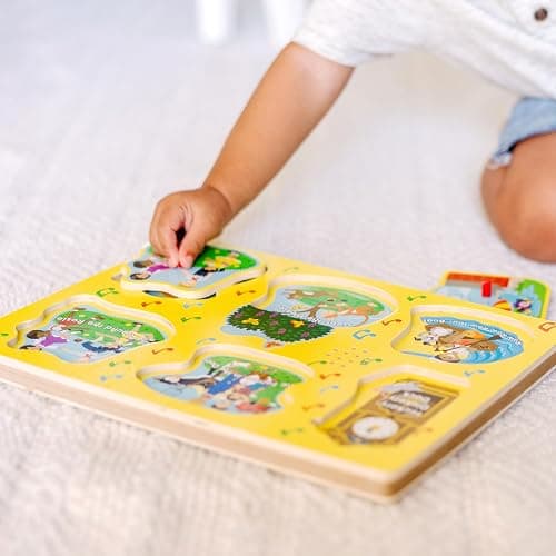 Melissa & Doug Nursery Rhymes 1 Light-Activated Sound Puzzle - 6 Pieces thumbnail 8