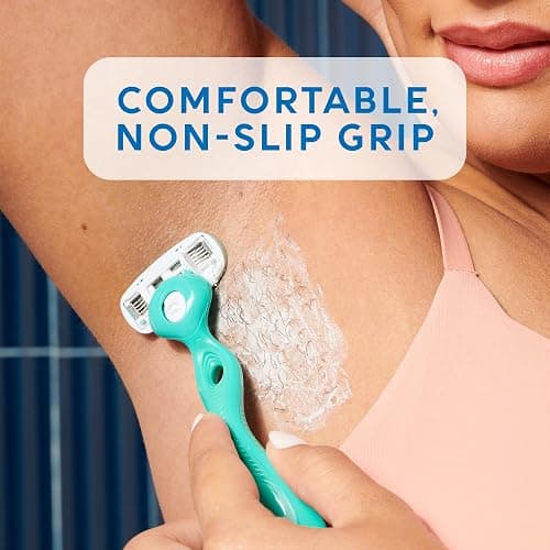Schick Hydro Silk Ultra Sensitive Razor for Women | Womens Razor for Sensitive Skin, 5 Blade Razors for Women, Womens Razors for Shaving, Includes 1 Handle & 5 Refills thumbnail 5