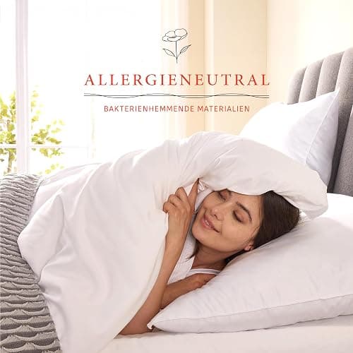 Pullman Kopfkissen 40x80 cm – 2er Set Hotelqualität Mikrofaser Kissen für Alle Schlafpositionen, Allergiker Schlafkissen mit 500 g Füllmaterial, Oeko-Tex zertifiziertes Bett Kissen (40 x 80) thumbnail 4