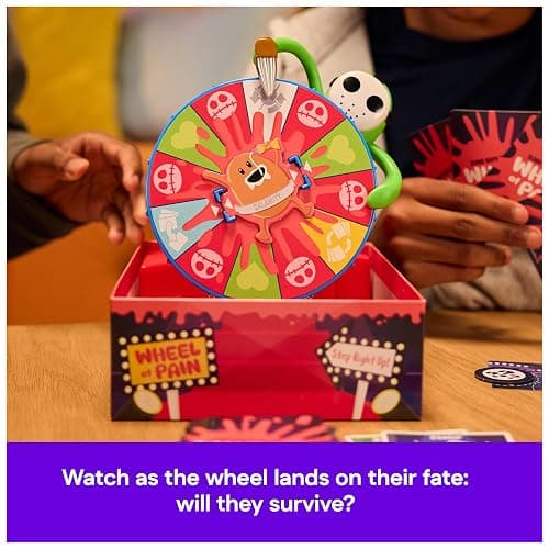 Spin Master Games Dumb Ways to Die: Wheel of Pain Board Game | Hilarious Survival Game, Spin The Wheel And Try To Keep Your Bean Alive, For 2-6 Players, Ages 12 & Up thumbnail 7