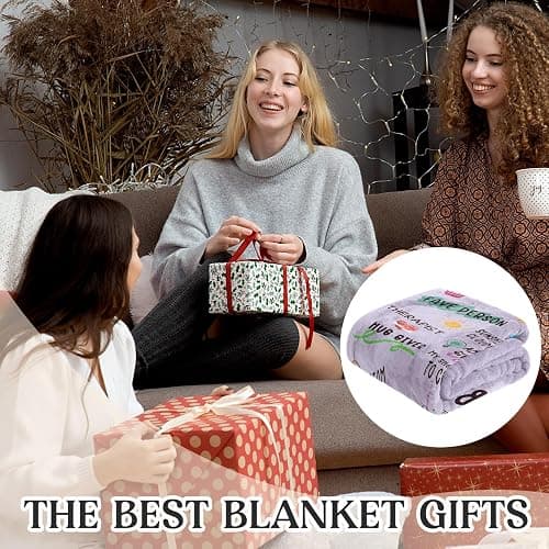 Best Friend Birthday Gifts for Women, Purple Bestie Gifts for Women | Best Friend Blanket 60"x 50", Friendship Gift for Woman, BFF - Soul Sister Gift for Woman, Christmas day for BestFriend thumbnail 4
