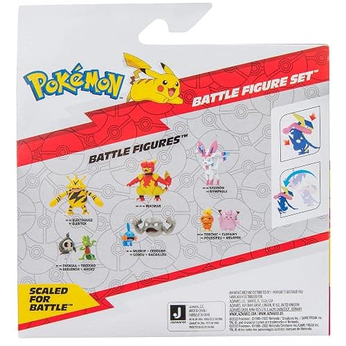 Pokémon Battle Figure 2 Pack - Features 4.5-Inch Greninja and 2-Inch Torchic Battle Figures with Accessory - Amazon Exclusive thumbnail 8