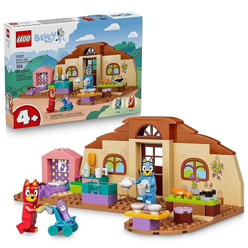 LEGO Bluey School with Rusty and Bluey - Building Toy for Girls & Boys, Ages 4+ - Toddler Figures & Playset - Gift for Birthdays - 11221 - Image 1