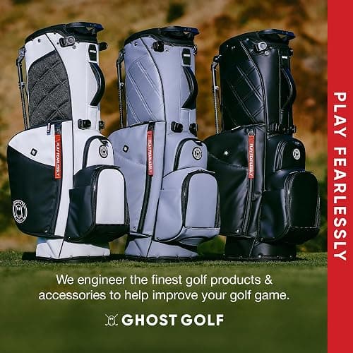 Ghost Golf Stand Bag - Lightweight Golf Bags for Men & Women, 14-Way Dividers with Premium Materials & Magnetic Pocket - Standing Golf Bag Holds 14 Golf Clubs thumbnail 6