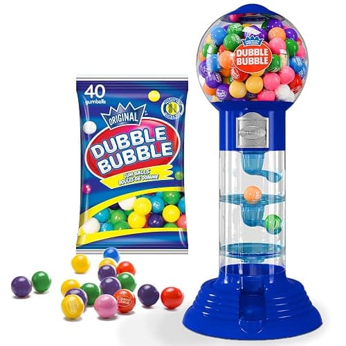 Playo 10.5" Gumball Machine for Kids, Spiral Style Candy Dispenser for Gifts, Parties or Events - Bubblegum Machine w/Gumb Balls Included thumbnail 9