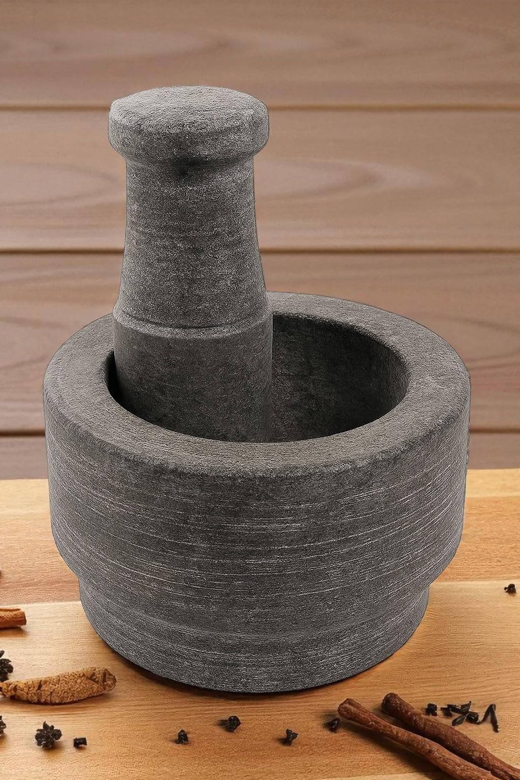 Stone Mortar and Pestle Set/Khal Dasta Ural Set/Khalbatta okhli Masher thumbnail 4