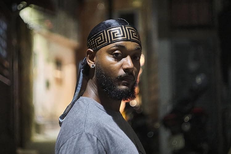 4PCS Silky Durags for Men 360 Waves, Designer Do Rag, 1 Wave Cap thumbnail 7