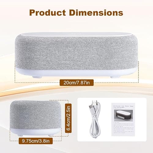 LIDOUYA 4 In1 Digitaler Wecker, Wireless Charger, Intelligenter Wecker mit Licht und Temperaturanzeige, Helligkeit einstellbar thumbnail 8