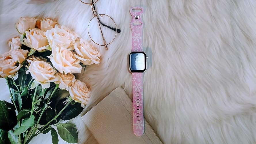 Christmas Watch Band Compatible with Apple Watch 38/40/41/42/44/45/49mm Silicone Adjustable Replacement for All Series thumbnail 6