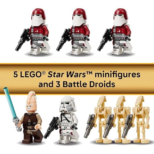 LEGO Star Wars: The Clone Wars Republic Juggernaut Building Toy for Kids - Pretend Play Set W 8/ Toy Figures - Collectible Model Kit for Boys & Girls, Ages 9+ - Gift Idea for Birthdays - 75413 thumbnail 5