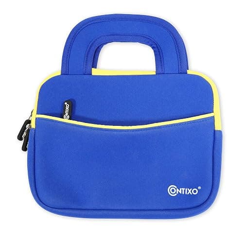 Contixo 7 inch Kids Learning Tablet Bundle - Exclusive 50+ Disney Storybooks (Value $200), Headphone & Tablet & Bag for Kids, 32GB, Android 11, Parental Controls, Back to School - Blue (Boys) thumbnail 8