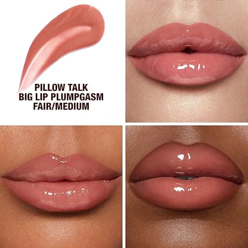 Charlotte Tilbury Big Lip Plumpgasm Lip Gloss - Gift Set Essential - Hydrating Plumper with Hyaluronic Acid & Heat + Ice Technology - Perfect for Pairing with Makeup Favorites thumbnail 4