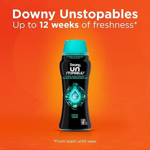 Tide Pods Liquid Laundry Detergent Pacs, Downy Unstopable Scent Beads and Bounce Dryer Sheets, Better Together Bundle thumbnail 3