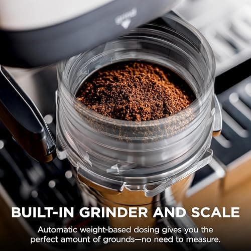 Ninja Luxe Café 3-in-1 Espresso, Drip Coffee and Cold Brew Machine | Integrated Coffee Grinder, Milk Frother, Assisted Tamper & Built-In Espresso Accessory Storage | Stainless Steel | ES601 thumbnail 6