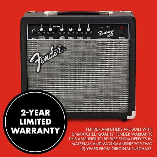 Fender Frontman 20G Guitar Amp, 20 Watts, with 2-Year Warranty 6 Inch Fender Special Design Speaker, 10x16x16 inches thumbnail 5