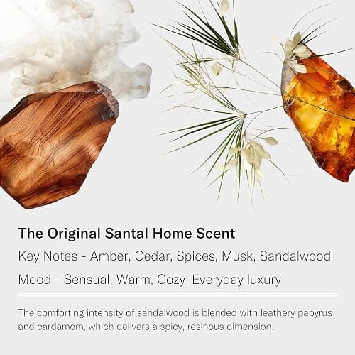 AromaTech Santal Aroma Essential Oil Blend: Luxury Hotel Inspired Aromatherapy with Amber, Vanilla, Cedar & Sandalwood for Ultrasonic Diffusers (4 Fl Oz (Pack of 1)) thumbnail 2