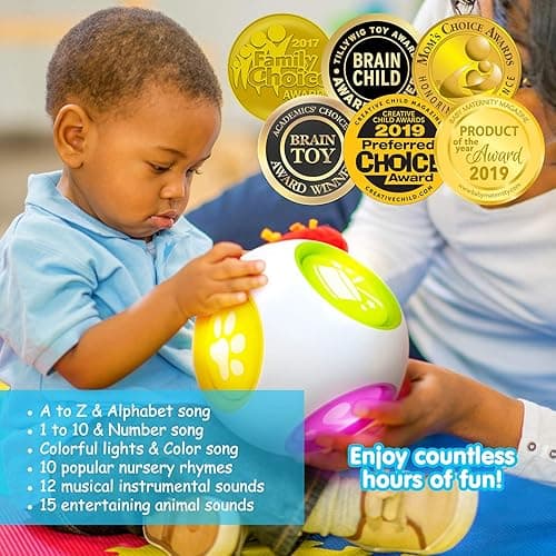 BEST LEARNING Learning Cube - Educational Musical Activity Center Block for Infants Babies Toddlers 6-12 Month and up - Toys for 1 Year Old - First Birthday Present for Boy and Girl thumbnail 2