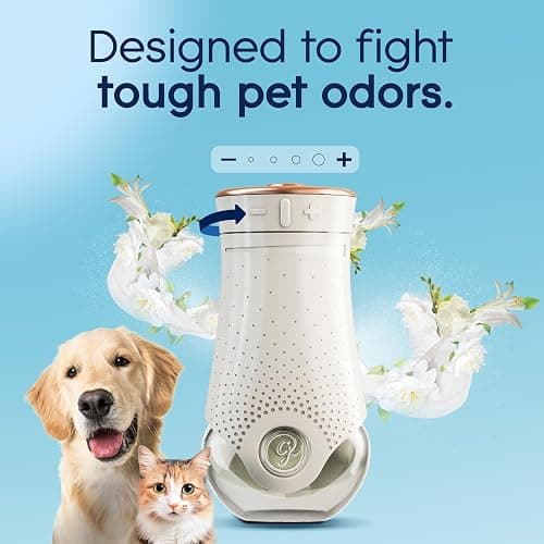 Glade PlugIns Refills Air Freshener Starter Kit, Pet Fresh Scent, Scented and Essential Oils for Home and Bathroom, 0.67 Fl Oz, 1 Warmer + 1 Refill thumbnail 2
