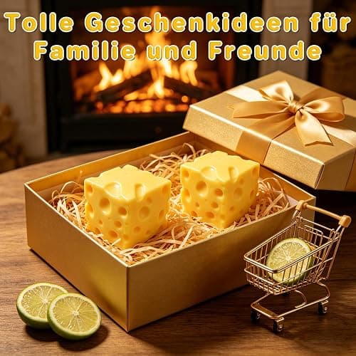 2Pcs Cheese Squishy (6cm),Cheese Block Squeeze Toy,Squishies Stress Relief Fidget Toy Suitable for Adult use in Offices and Homes thumbnail 7