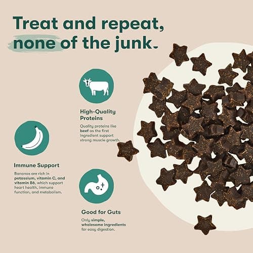 Jinx Beef Dog Training Treats - Healthy All-Natural Mini Bite-Sized Dog Treats for Training with Grass-Fed Beef - Pet Products for All Dogs (Puppies, Adults & Seniors) - 4oz thumbnail 4