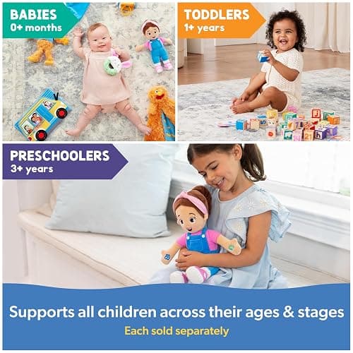 Ms. Rachel Official Herbie Cuddle & Comfort Friend Doll, 11” Premium Plush Baby Toy, Toddler Toys for Girls & Boys for Ages 6 Months to 3+ thumbnail 9