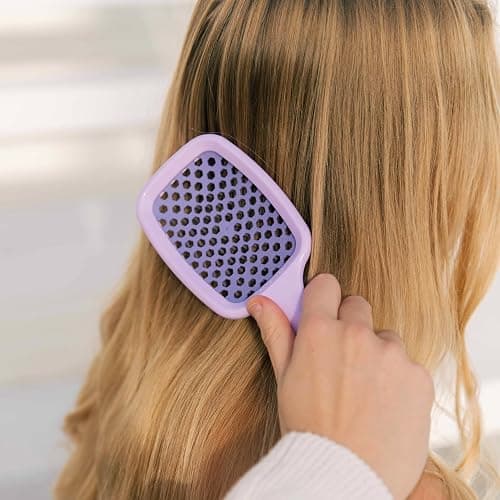 FHI HEAT UNbrush Wet & Dry Vented Detangling Hair Brush, Lilac Light Purple thumbnail 9