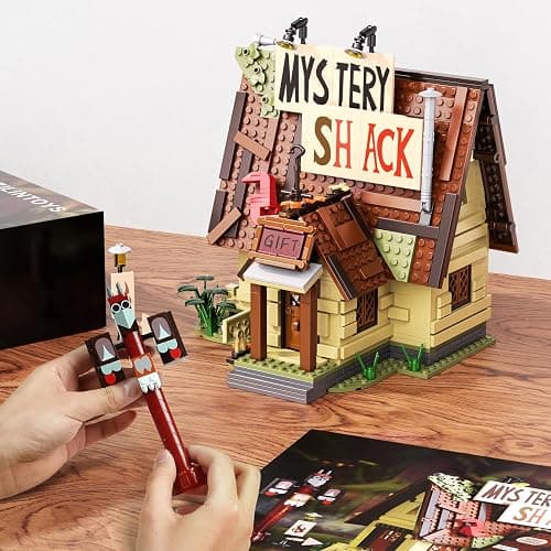 Gravity House Building Sets,Mystery Shack House Building Blocks Toy | Compatible with Lego, Collectible Buildable Fun Model Toys, Gift for 14+ Boys Girls Adults and Fans (965 PCS) thumbnail 7
