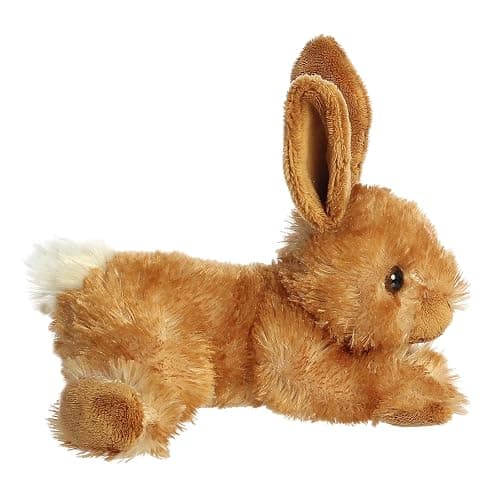 Aurora® Adorable Mini Flopsie™ Bitty Bunny™ Stuffed Animal - Mini Companions Ready for Playful Adventures - for Kids All Ages, Toddlers, Adults, and Families - Brown 8 Inches thumbnail 6