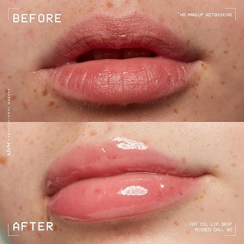 NYX PROFESSIONAL MAKEUP Fat Oil Lip Drip, Moisturizing Lip Oil Gloss, Vegan Tinted Formula, Up to 12 HR Hydration - Missed Call (Sheer Pink) - 02 Missed Call - 0.16 Fl Oz (Pack of 1) thumbnail 7