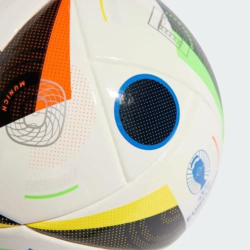 adidas Euro24 Mini White/Black/Globlu Taglia unica thumbnail 3