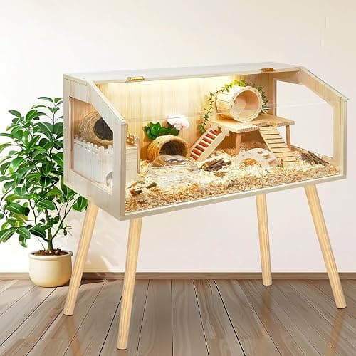 Prolee Hamster Cage with Legs, Guinea Pig Cages Chew Proof, Hamster House, Hamster Cages and Habitats, 48" L x 20" W x 47.6" H thumbnail 6