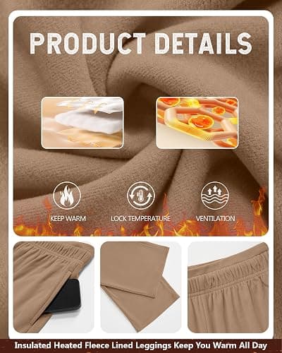 Oakgarden 3 Pack Womens Fleece Lined Sweatpants Wide Leg Warm Thermal Baggy Pants Lounge Straight Leg Sweatpants with Pockets thumbnail 3