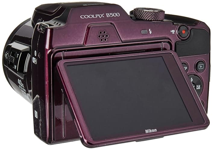 Nikon B500 16 MP Point & Shoot Digital Camera, Plum - Plum thumbnail 2